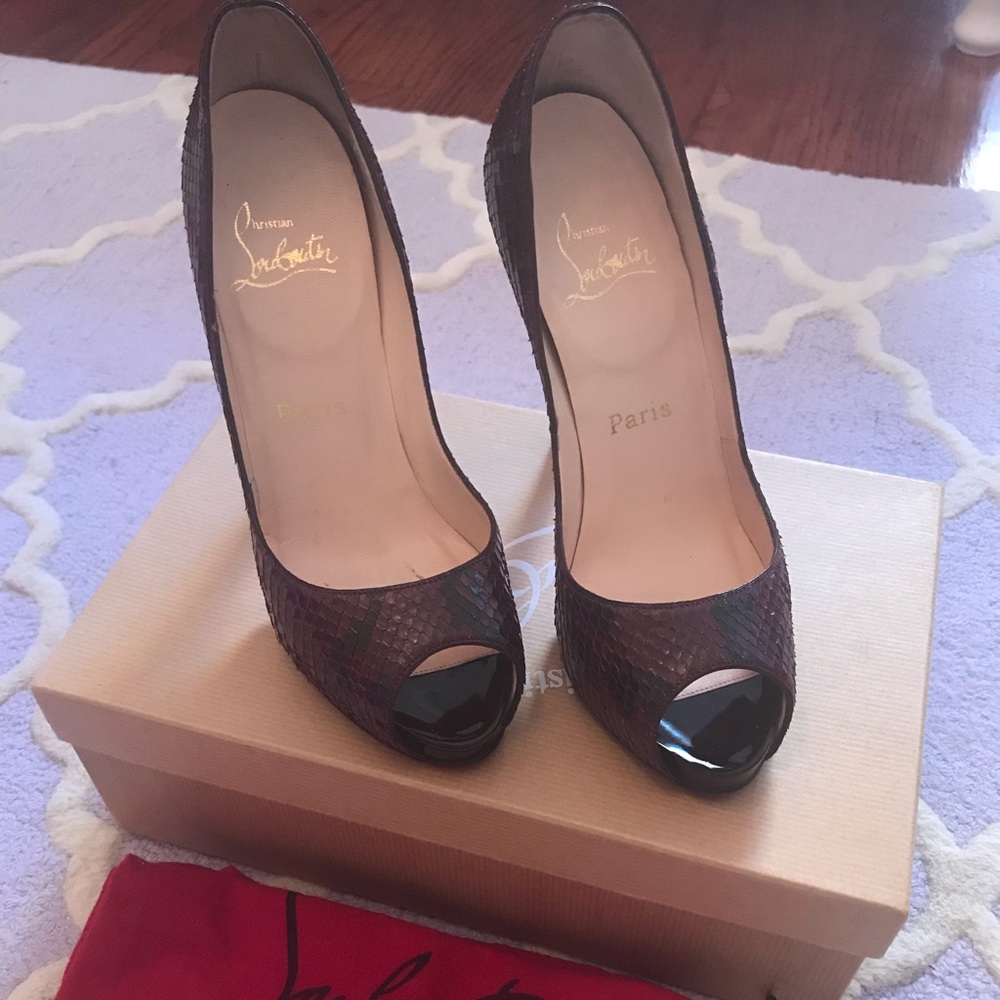 Christian Louboutin Python Very Prive 6.5 - image 2